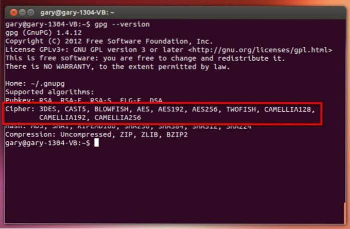 How to Encrypt Files on Linux Using GPG, Ccrypt, Bcrypt and 7-Zip