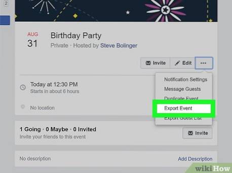 Jak exportovat události z Facebooku do kalendáře Google