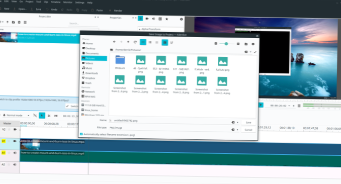 So extrahieren Sie einzelne Frames aus Videos unter Linux