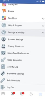 comment trouver des signets sur facebook