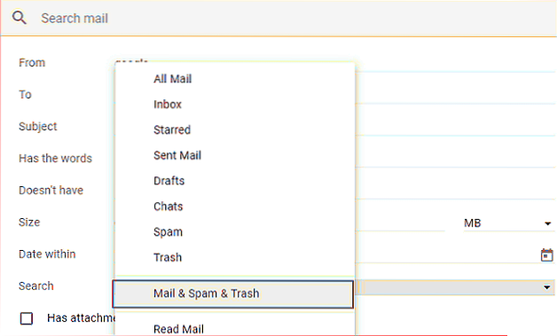 Hur man hittar förlorade e-postmeddelanden i Gmail