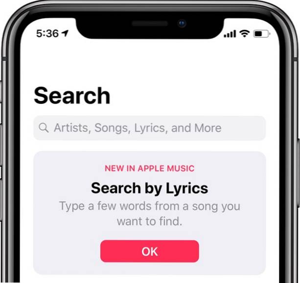 How to Find Lyrics For Your Songs On iPad