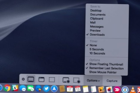 Come trovare screenshot su macOS