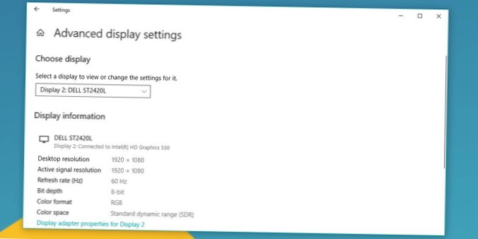Sådan finder du mærke og model til en skærm på Windows 10