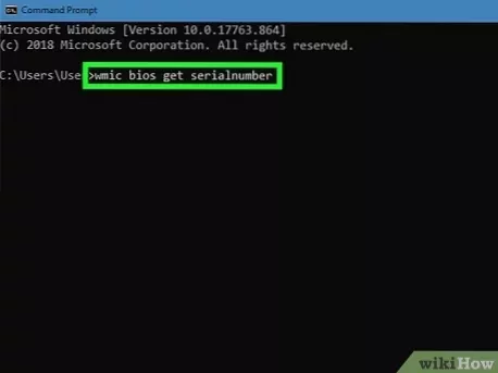 Jak najít servisní štítek ve Windows 10
