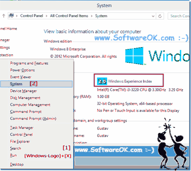 How to Find Windows Experience Index Scores in Windows 8.1