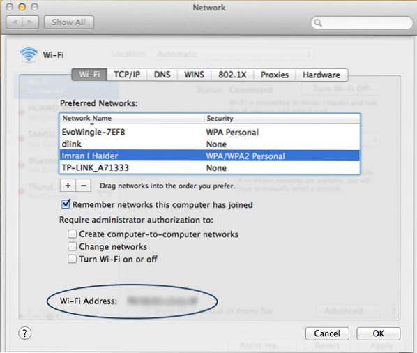 How To Find Your IP Address and MAC Address In Mac OS X