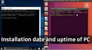Jak najít dobu provozu a datum instalace vašich počítačů se systémem Windows a Linux