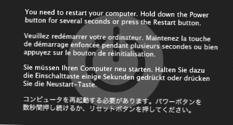 Cómo arreglar un bucle de pánico del kernel en una Mac