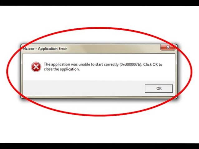 Cum se remediază eroarea „Aplicația nu a putut porni corect (0xc000007b)” Eroare în fereastra 10