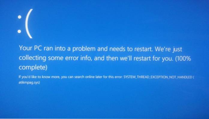 How to Fix atikmdag.sys BSOD Errors in Windows 10