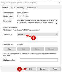 How To Fix Bonjour Service error in Windows 10
