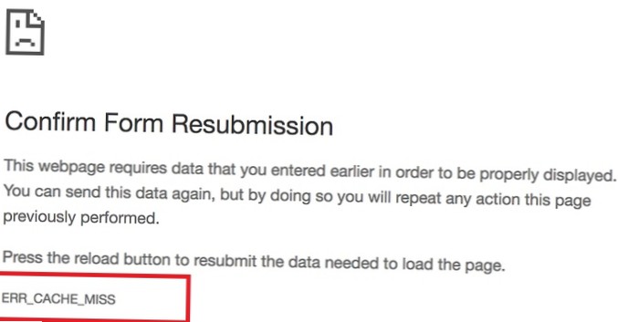 How to Fix ERR_CACHE_MISS (Solved)