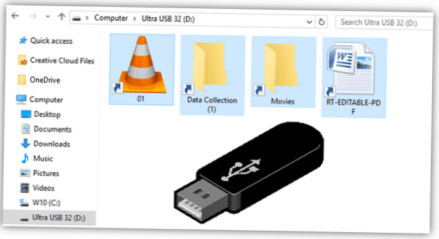 Hoe Flash Drive te repareren wanneer bestanden snelkoppelingen worden (OPLOSSINGEN)