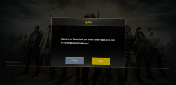 How To Fix “Internet Error” On PUBG Mobile Apps