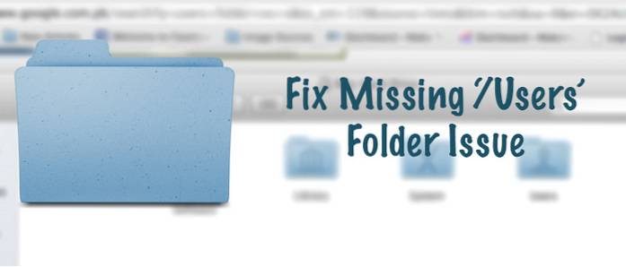 Come risolvere la cartella degli utenti mancanti in OS X 10.9.3 Mavericks