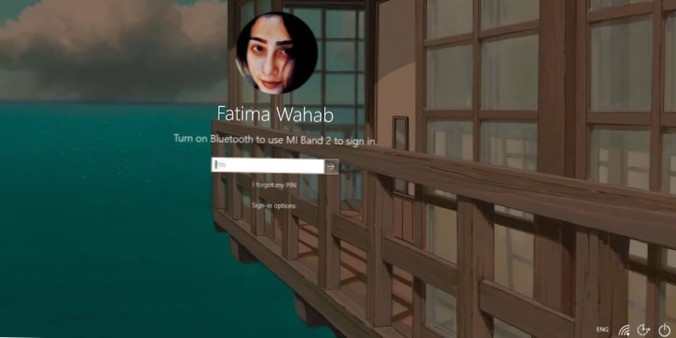 How to fix no power options on the lock screen on Windows 10