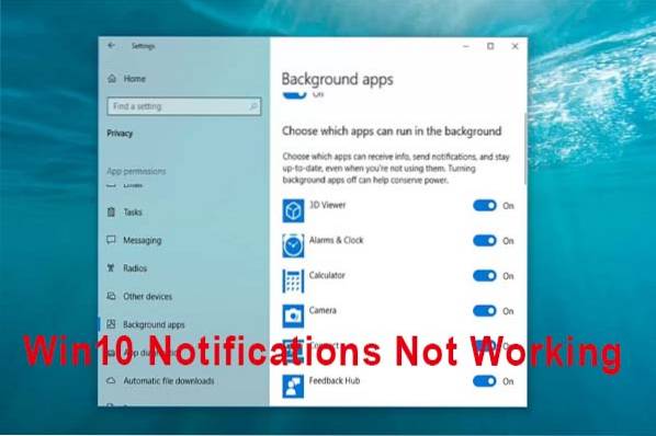 So beheben Sie Benachrichtigungen, die unter Windows 10 nicht funktionieren