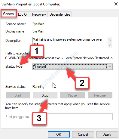 Cum să remediați sarcinile.Problemă de utilizare a discului mare Exe în Windows 10