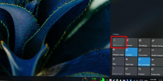 How to fix tablet mode unavailable on Windows 10