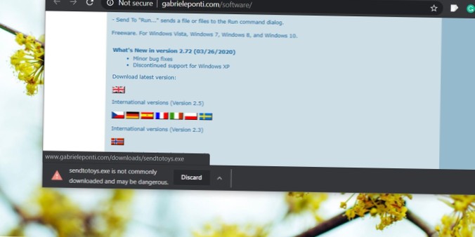 So beheben Sie den Fehler Diese Datei wird normalerweise nicht heruntergeladen und ist möglicherweise gefährlich in Chrome