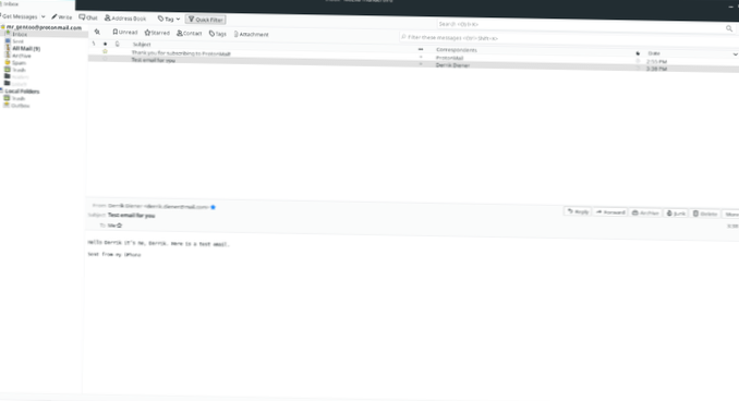 Jak naprawić błąd wersji profilu Thunderbirda w Ubuntu