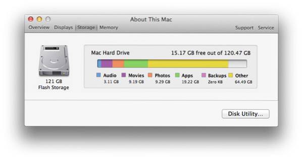 How to Fix Wrong Hard Drive Data Usage Calculation in OS X