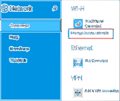 Sådan glemmes / slettes et WiFi-netværk i Windows 8.1