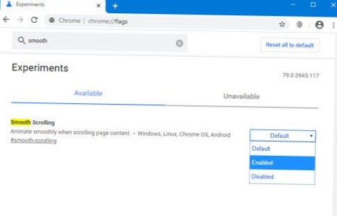 Jak sprawić, by Edge wyglądał jak płynne przewijanie w Chrome na Windows 10