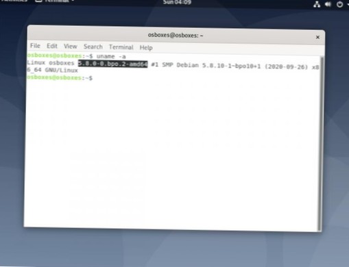 Cómo obtener el kernel 5 de Linux.8 y 5.9 en Debian 10
