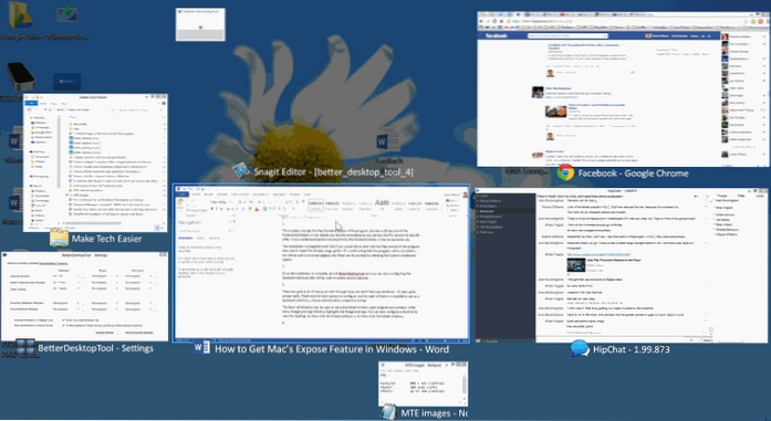Come ottenere la funzionalità Exposé del Mac in Windows