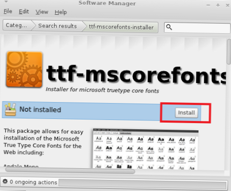Hoe u Microsoft-kernlettertypen op Linux kunt krijgen