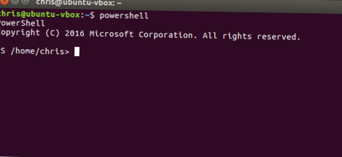 Hur får jag Microsoft Powershell på Linux