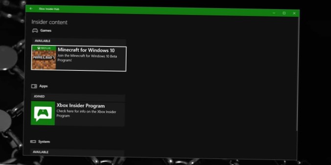 Comment obtenir Minecraft Beta sur Windows 10