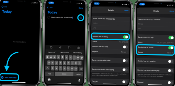 So erhalten Sie regelmäßige Erinnerungen, um Ihre Hände unter iOS zu waschen