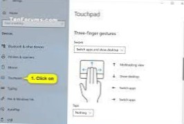 Cum să obțineți gesturi de atingere cu driverele Synaptics pe Windows 10