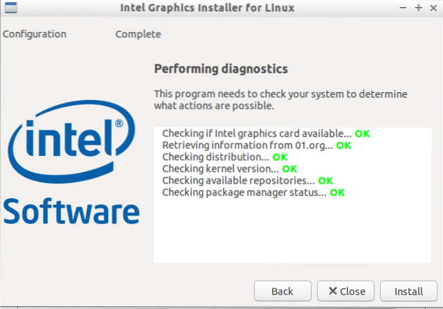 Så här får du de senaste Intel-grafikdrivrutinerna med Graphics Installer för Linux