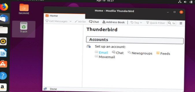 Hvordan få den nyeste Mozilla Thunderbird for Linux