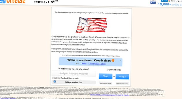 Comment ne plus être banni d'Omegle? (Revue 2021)