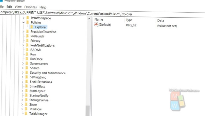 Sådan skjuler du et drev fra File Explorer uden at afmontere det på Windows 10