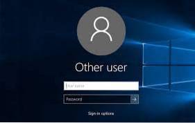 Cum să ascundeți adresa de e-mail din ecranul de conectare în Windows 10?