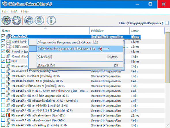 How to Hide Programs in Programs and Features in Windows 10