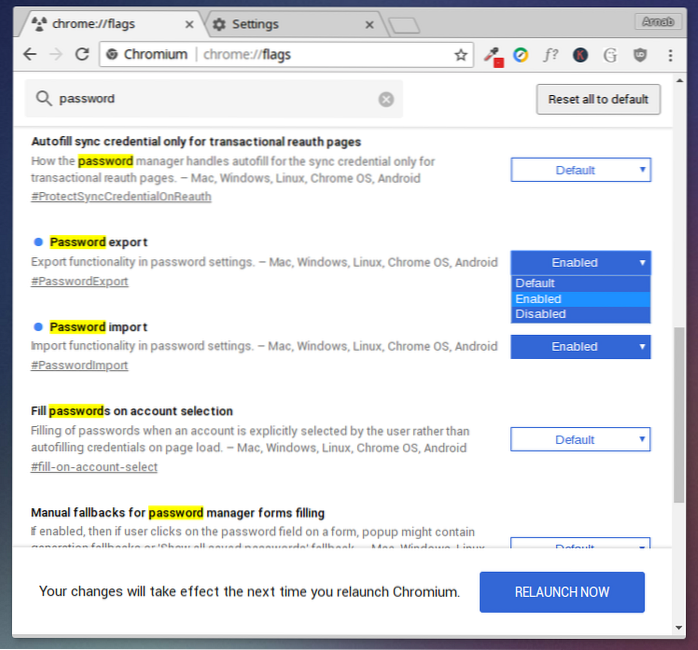 Sådan importeres eller eksporteres Google Chrome-adgangskoder til en fil