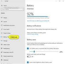 How to Improve And Optimize Windows Laptop Battery Life