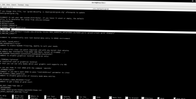 Sådan forbedres Linux opstartshastighed med en Grub-tweak