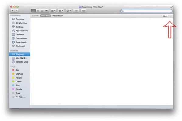 Sådan medtages systemfiler i OS X-søgninger [Hurtige tip]