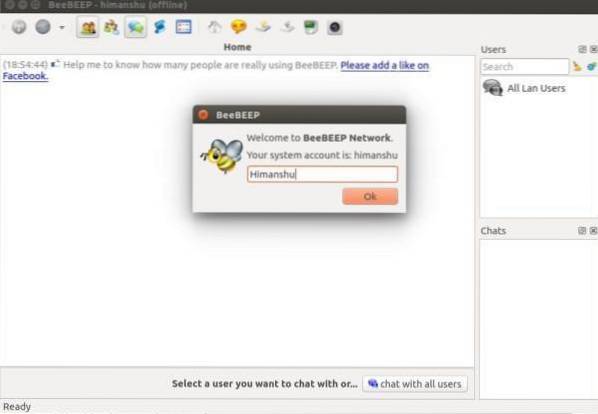 Cómo instalar y usar Secure LAN Messenger BeeBEEP en Ubuntu