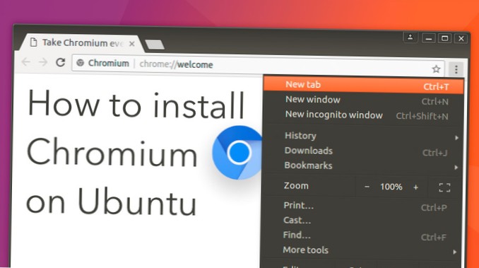 Jak nainstalovat Chromium na Linux