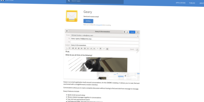 Comment installer Geary 3.32 sous Linux