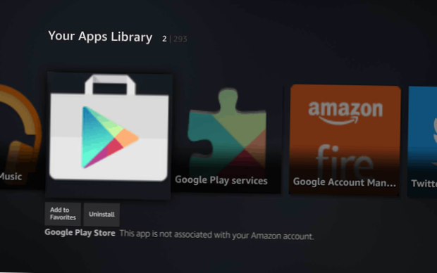 Cómo instalar Google Play en Fire Stick